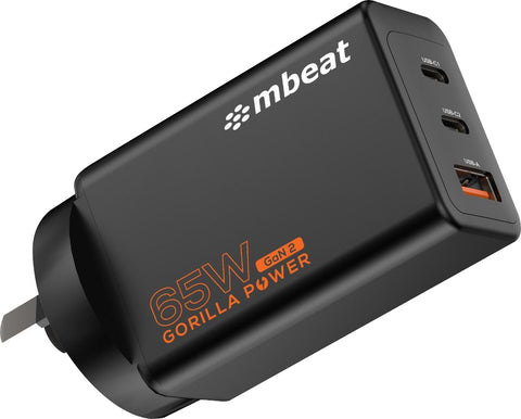 Mbeat Gorilla Power Pd 65W Gan Ii Usb-C Charger