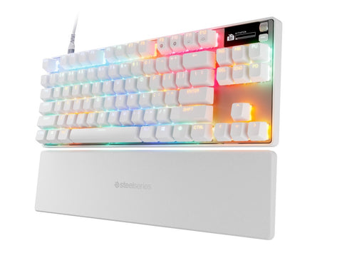 Steelseries Apex PRO TKL Gen 3 Gaming Keyboard (US) - White