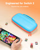 JSAUX Colorful Ultra-thin Carrying Case for Switch 2 - Blue