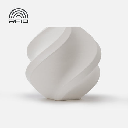 Bambu Lab PLA with Bambu Reusable Spool 1KG - Matte Ivory White