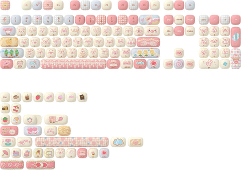 Akko MOG Keycap Set Piggy Party