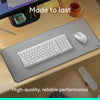 Logitech MK250 Compact Bluetooth Wireless Keyboard and Mouse Combo Off-White