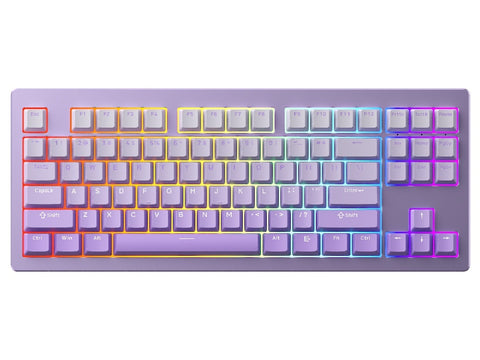Akko x MonsGeek M3W Fully Assembled TKL V3 Cream Blue Pro Purple Hot-Swappable Wireless Mechanical Keyboard