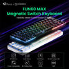 Akko x MonsGeek FUN60 Max Magnetic HE Glare White Nebula Wireless Mechanical Keyboard