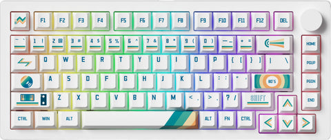 Akko x MonsGeek M1 V5 VIA 1980s V3 75% Botany Hot-Swappable Wireless Mechanical Keyboard