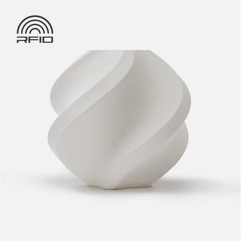 Bambu Lab PLA Matte - 1.75mm 1kg/Roll with Reusable Spool - Ivory White