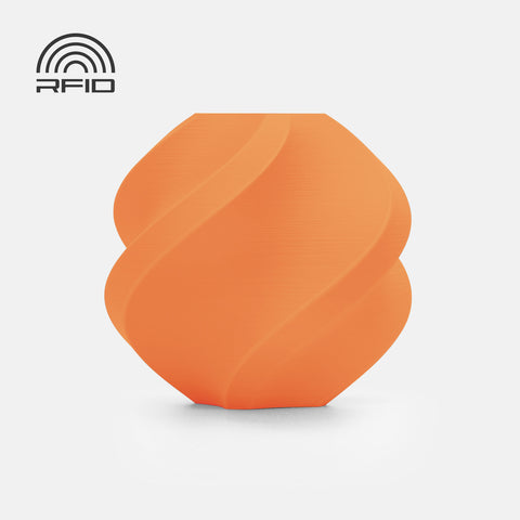 Bambu Lab PLA Matte - 1.75mm 1kg/Roll without Reusable Spool - Mandarin Orange