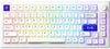 Akko MOD 007B PC 75% V3 Blue on White Piano Pro Wireless Mechanical Keyboard