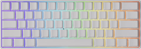 Akko x MonsGeek FUN60 Ultra Magnetic HE Glare SP White Wired Mechanical Keyboard