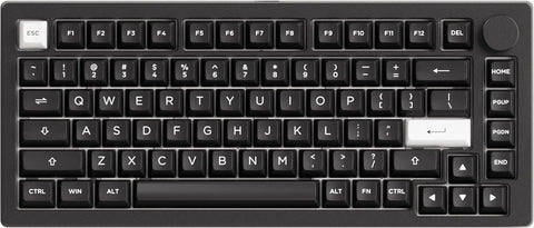 Akko x MonsGeek M1 V5 VIA Rapid Disassembly 75% V3 Piano Pro Dark Night Fully Assembled Hot-Swappable Wireless Mechanical Keyboard