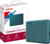 Toshiba Canvio Advance V10 USB 3.0 Portable External Hard Drive 1TB (Green)