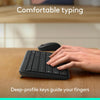 Logitech MK250 Compact Bluetooth Wireless Keyboard and Mouse Combo Graphite