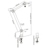 BRATECK Professional Microphone Boom Arm