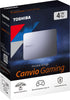 Toshiba Canvio Gaming X2 USB 3.0 Portable External Hard Drive 4TB (Silver)
